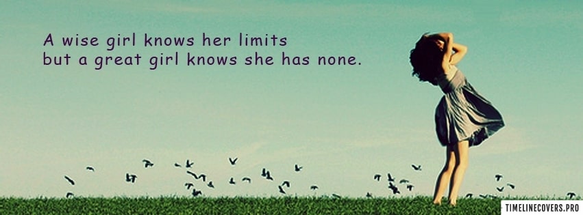 facebook cover quotes for girls