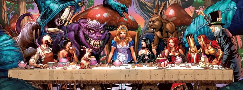 Alice In Wonderland Facebook Cover