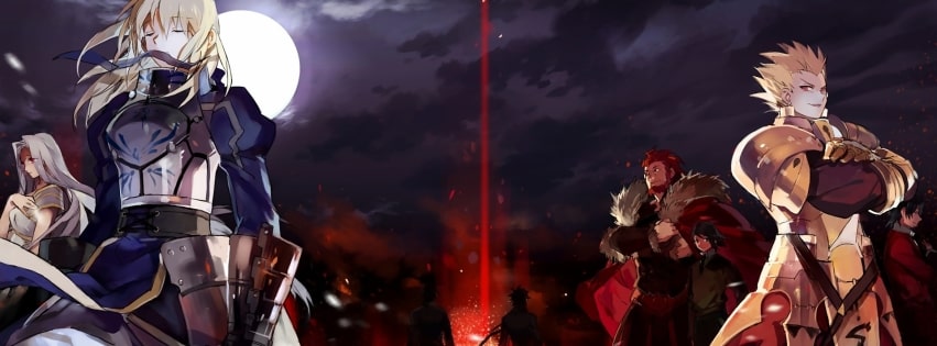Anime Fate Zero Facebook Cover Photo