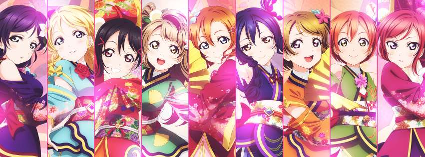 Anime Love Chu Facebook Cover - Characters