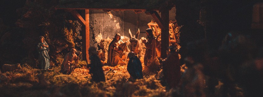 Birth Of Jesus Christian Christmas Facebook Cover Photo