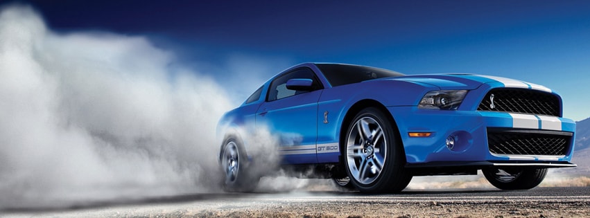 Mustang Front Facebook Cover Photo