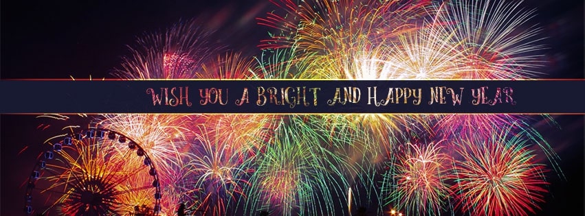 Happy New Year Wishes Facebook Cover