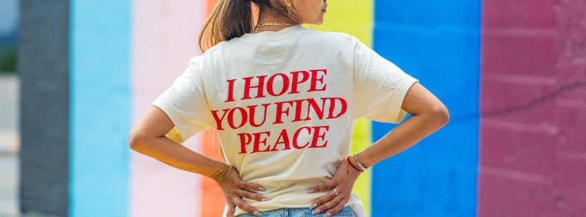 Hope Peace Shirt Sign Facebook Cover Photo