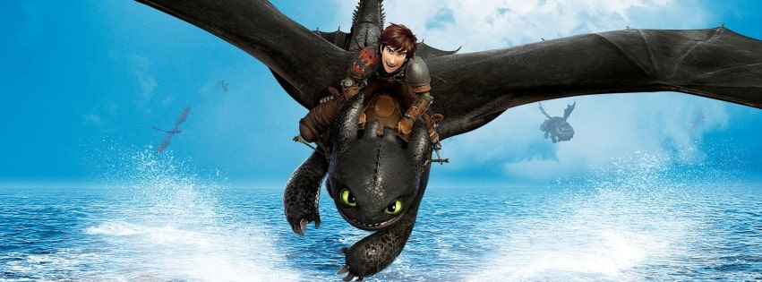 How to Train Your Dragon 2 Facebook cover