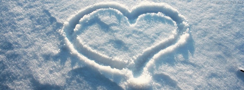 Love on Snow Facebook cover