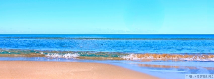 Peaceful Scenic Beach Facebook Cover