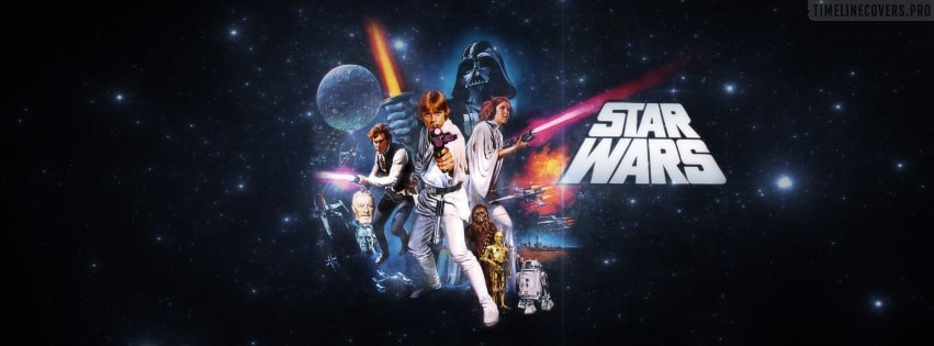 Star Wars Retro Poster Facebook Cover Photo